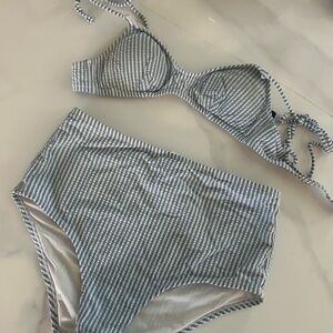 J. Crew Seersucker Swimwear